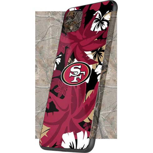 NFL San Francisco 49ers Tropical Print Google Pixel 4 XL Skin